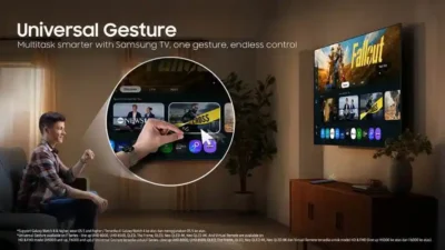 Lupakan Remote, Samsung TV Kini Bisa Dikontrol dengan Gerakan Tangan via Galaxy Watch